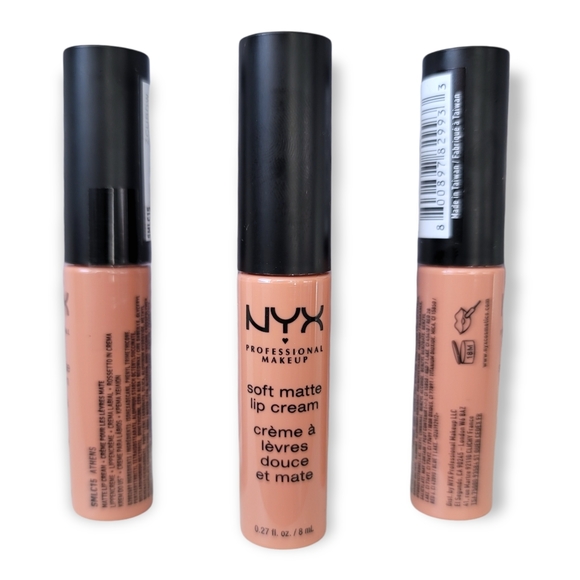 NYX Makeup Athens Peach Liquid Lipstick Lightweight Soft Matte Lip Cream | 3/$12 - Picture 2 of 10